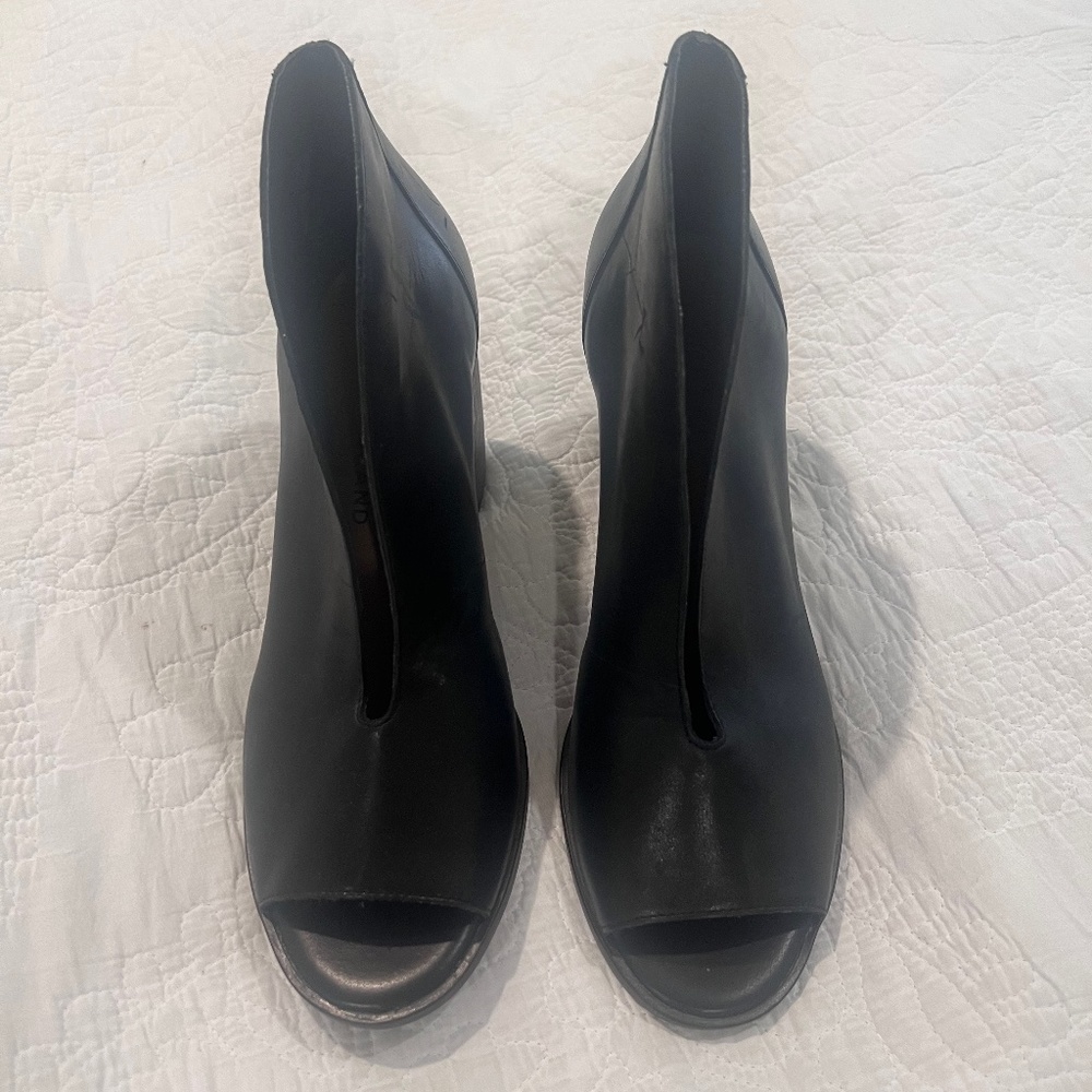 Lucky Brand Open-Toe Heeled Booties 7.5